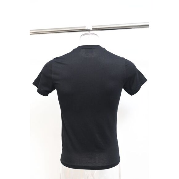 Burberry TB Monogram T-shirt in Black Cotton - Picture 8 of 10